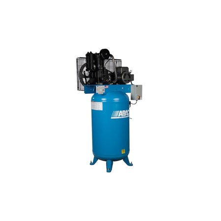 Abac IRONMAN 7.5 HP 575 Volt Three Phase Two Stage Cast Iron 80 Gallon Vertical Air Compressor ABC7-5380V
